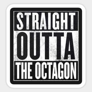 UFC - Straight Outta The Octagon Sticker